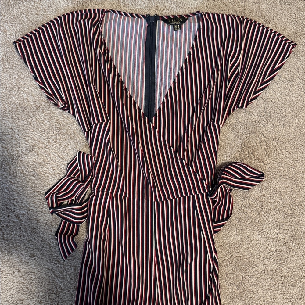 Lipsy Black and White Striped Jumpsuit - Picture 3 of 5